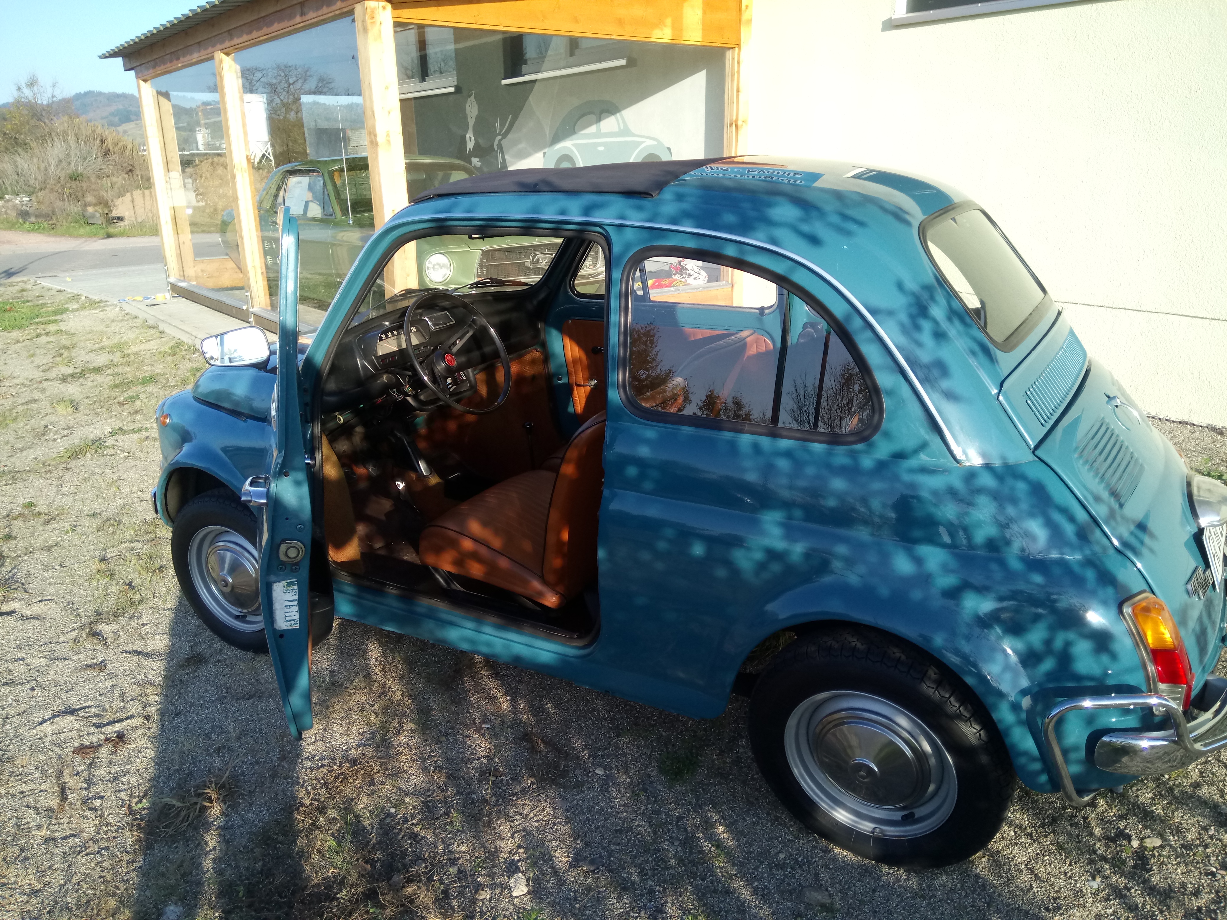 Fiat 500 Cinquecento mit Faltdach